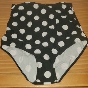 High waisted bikini bottoms